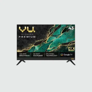 Vu 108 cm (43 inch) Ultra HD (4K) LED Smart Google TV 2023 Edition  (43CA)