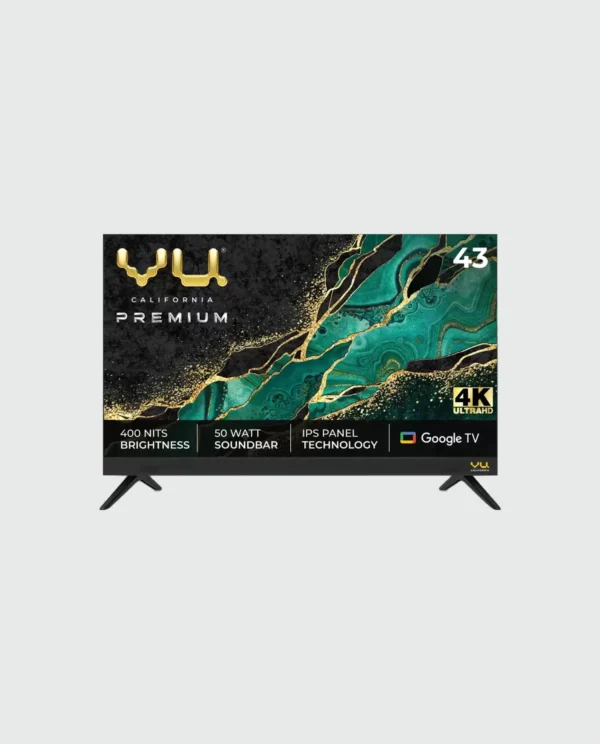 Vu 108 cm Ultra HD (4K) LED Smart Google TV (43CA)