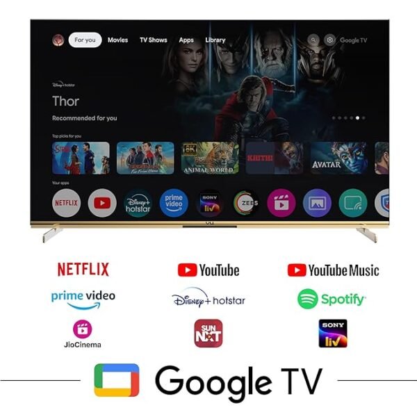 Vu 189cm (75 inches) Masterpiece Series 4K QLED TV 75QMP (Armani Gold) - Image 3