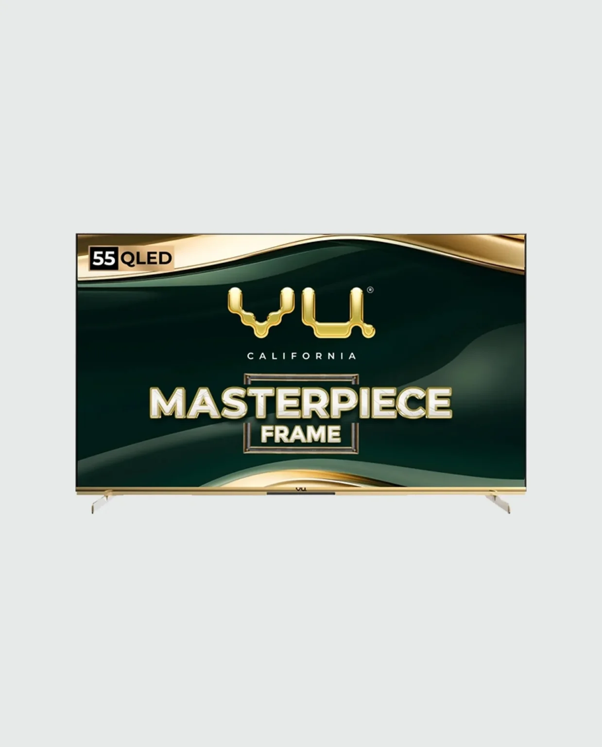 Vu 189cm (75 inches) Masterpiece Series 4K QLED TV 75QMP (Armani Gold)