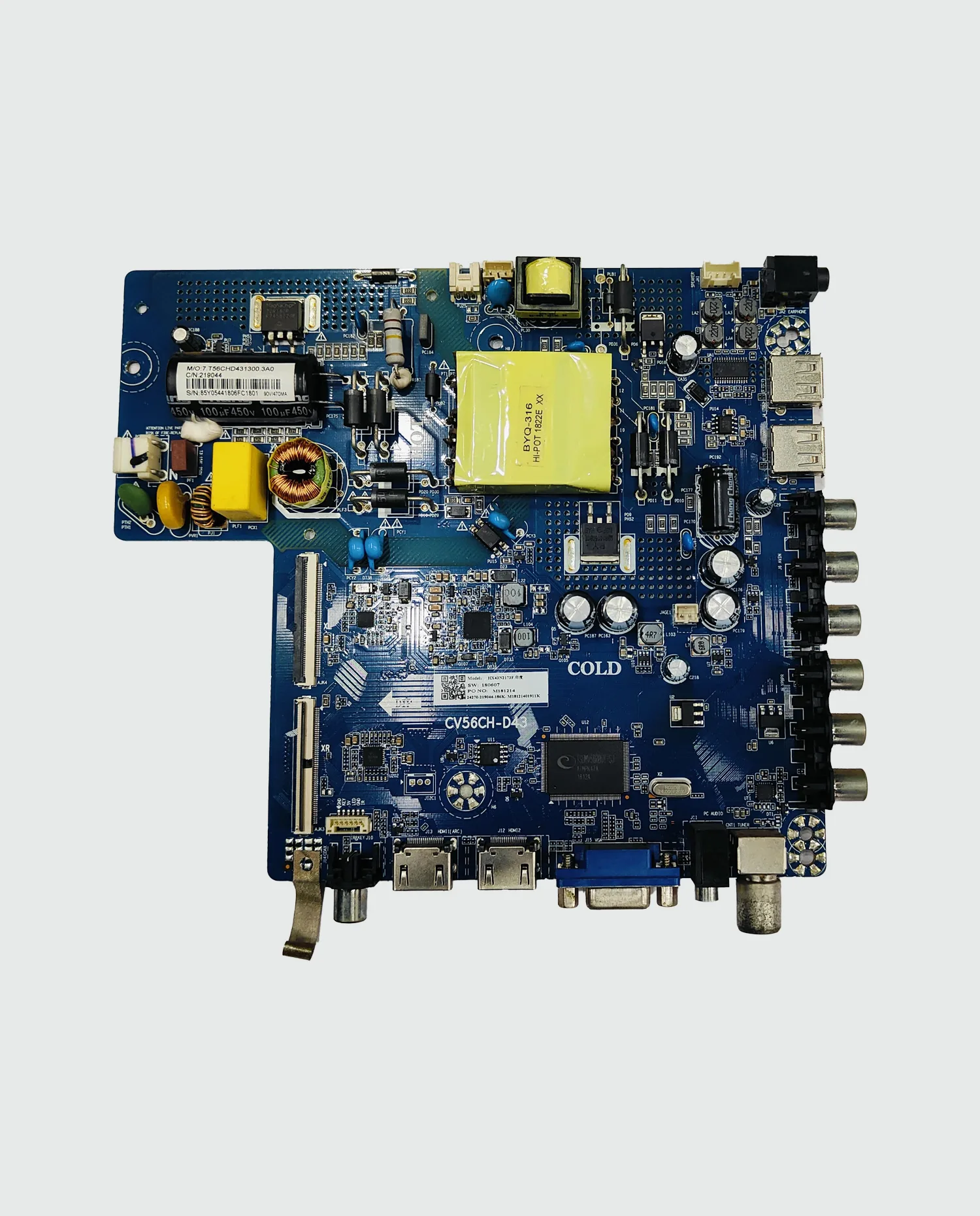 Vu 43 Inch LED TV Motherboard Model 4043F