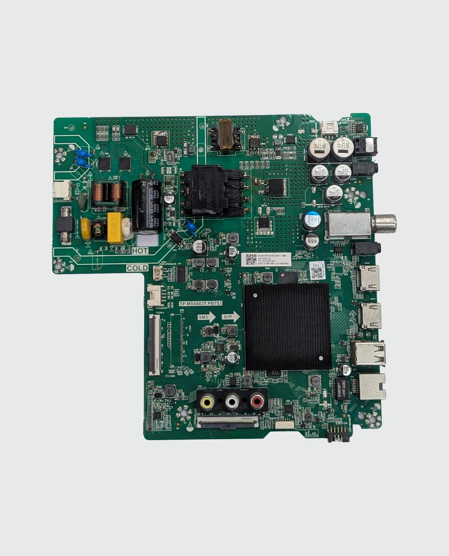 Hisense 43 inch LED TV Motherboard for Model 43A56E PCB