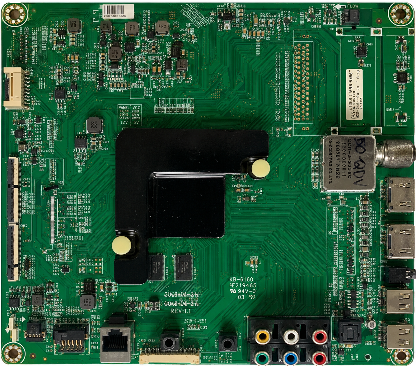Model 50QDV VU LED TV Motherboard