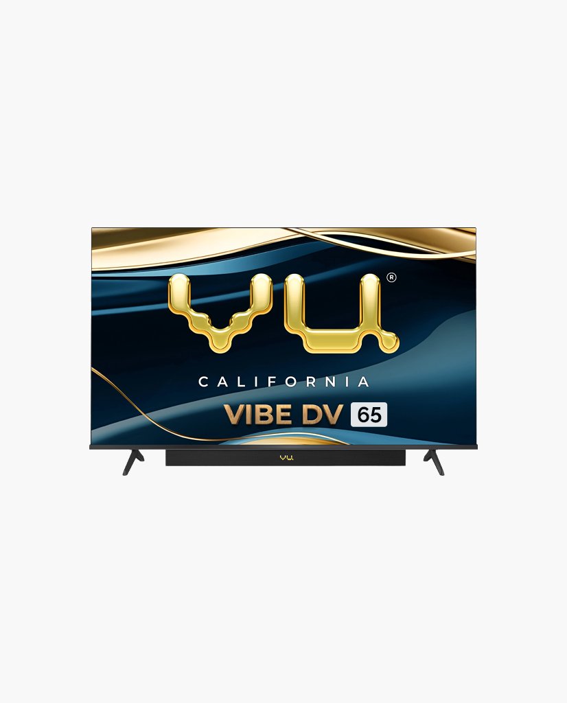 Vu 164cm (65 inches) Vibe Series 4K QLED Smart Google TV 65VIBE-DV