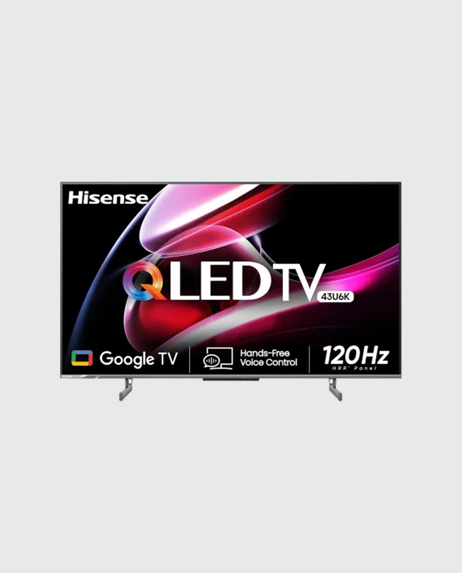 Hisense 108 cm (43 inches)  4K Ultra HD Smart Google QLED TV