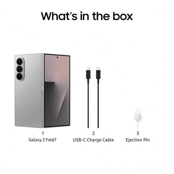Samsung Galaxy Z Fold7 5G Smartphone with Galaxy AI (12GB RAM, 512GB Storage), Ultra Sleek Design with 200MP Camera, Powerful Snapdragon 8 Elite, Google Gemini - Image 5