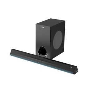 Boat Aavante Bar Stark Bluetooth Soundbar with 160W RMS Boat Signature Sound, 2.1 Channel w/Wireless Subwoofer,Multi-Connectivity Modes,BT v5.3,EQ Modes & Remote Control(Premium Black)