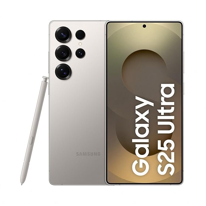 Samsung Galaxy S25 Ultra 5G AI Smartphone (Titanium Gray, 12GB RAM, 512GB Storage)
