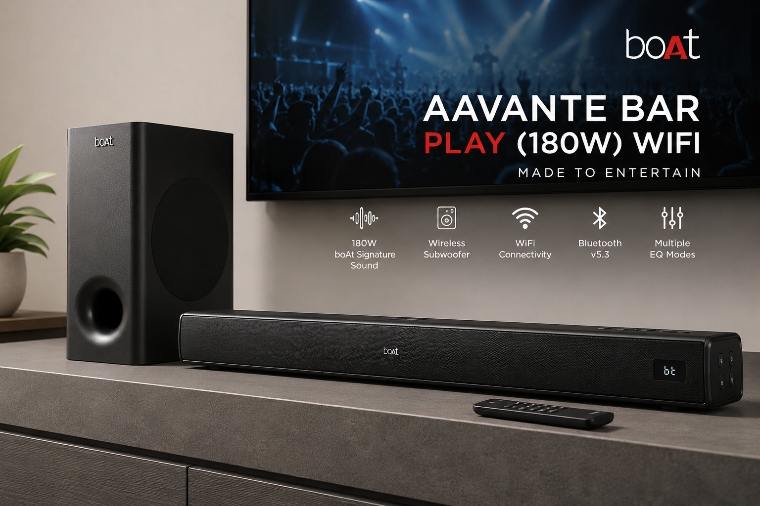 boAt Aavante Bar Play 180W