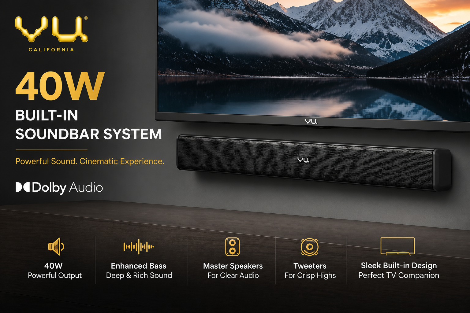 VU 40W soundbar